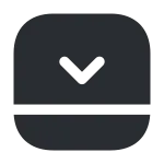 Sidebar Bottom SVG Icon